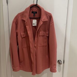 Forever 21 Pink Shirt Jacket